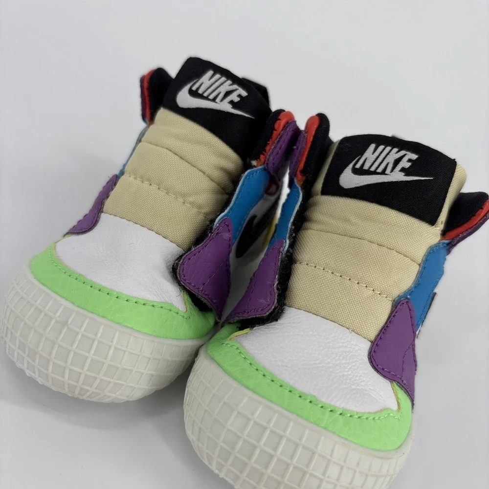 Nike Air Jordan 1 Crib Bootie Infant Multicolor‎ AT3745-109 Size 2C